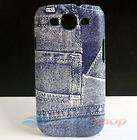 Luxury Cool Jeans Style HARD SKIN COVER CASE For Samsung Galaxy S3 S 