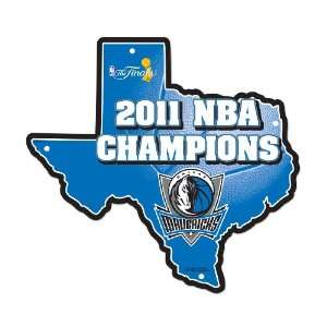  NBA Dallas Mavericks NBA Champions State Sign Sports 