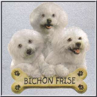 Bichon Frise Puppies With Bone Dog Shirt S 2X,3X,4X,5X  