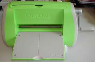 Green Cuttlebug Die Cutting Machine w/ Plate and Cutting Pads  