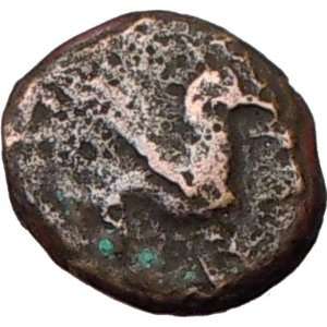   & Trident Rare Authentic Genuine Ancient Greek Coin 