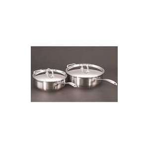 Regalware Food Service Elegance Stainless Steel 10 inch Saute Pan with 