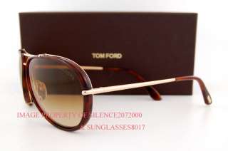 New Tom Ford Sunglasses FT CYRILLE 109 28F GOLD for Men  