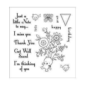  Darcies Cling Mounted Rubber Stamps Beary Blossoms