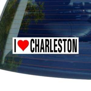   Heart CHARLESTON   West Virginia Window Bumper Sticker: Automotive