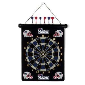  NEW ENGLAND PATRIOTS Magnetic DART BOARD SET with 6 Darts 
