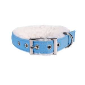    Z & Z Bonded Sherpa Collar 6 8 In Sky Blue