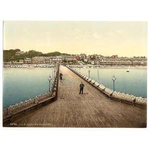   Reprint of Sandown from pier, Isle of Wight, England