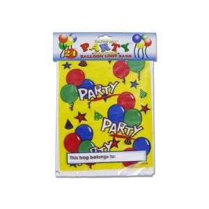  Party Favor Loot Bags With Balloon Design 