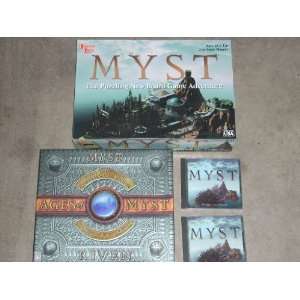 1998 University Games MYST BOARD GAME. Item 2   Full Retail Box AGES 