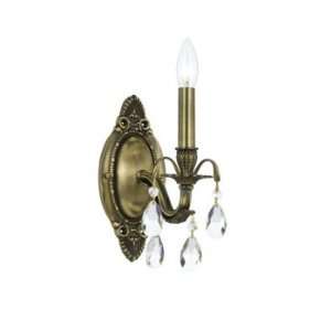  By Crystorama Lighting Abbie Collection Antique Brass 