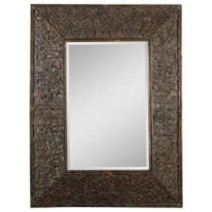  Uttermost Knotted Rattan Mirror : R103453, Finish  Brown 