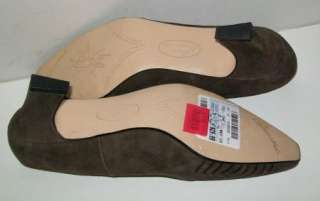 Pretty CARESSABLES Brown Suede Swirl Pumps, sz 7 N, NEW  
