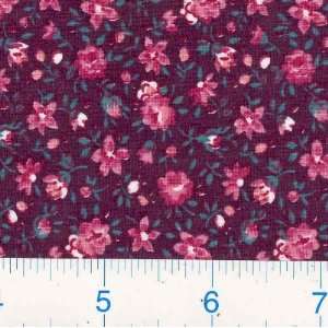  45 Wide Joanne Plum Fabric By The Yard Arts, Crafts 