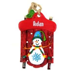  Ganz Personalized Aidan Christmas Ornament: Home 