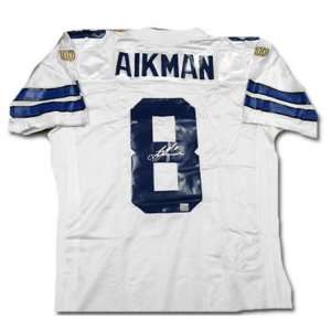 Troy Aikman Autographed White Jersey 