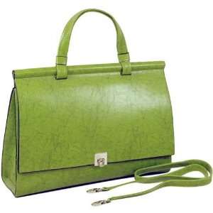  Woman Designer Briefcase Business Bag Dk. Green Office 