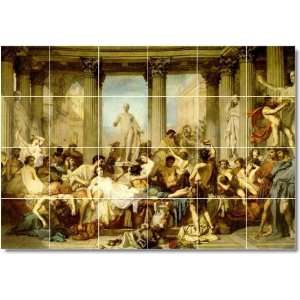 Thomas Couture Historical Kitchen Tile Mural 2  24x36 using (24) 6x6 