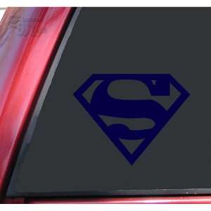  Superman Vinyl Decal Sticker   Dark Blue: Automotive
