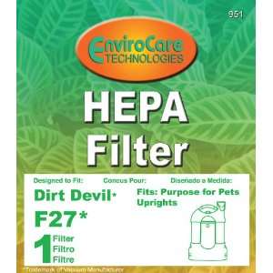  Dirt Devil F27 Filter for Purpose for Pets Uprights