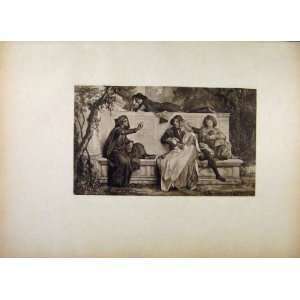  French Art Florentine Poet By Alexandre Cabanel Print 