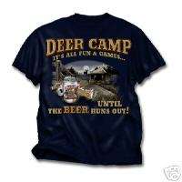 Buck Wear Deer Camp Til the Beer Runs Out RMEF NWTF DU  