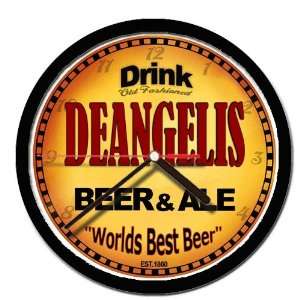  DEANGELIS beer ale cerveza wall clock: Everything Else