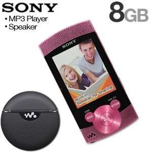  Sony MP3 Player & Portable Speaker Bundle: Electronics