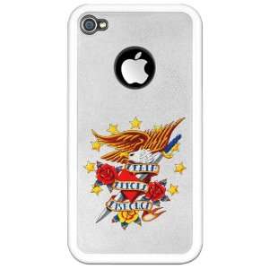   4S Clear Case White Bald Eagle Death Before Dishonor: Everything Else