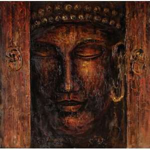  Art Reproduction Oil Painting   Buddha Abstract 20 X 24 