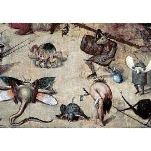 Temptation of St. Anthony   Detail by Hieronymus Bosch 16.00X11.25 