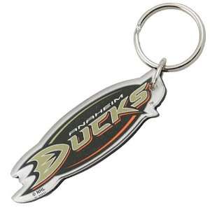   Anaheim Ducks Team Logo High Definition Keychain: Sports & Outdoors