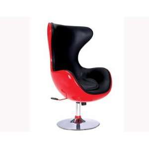  Arne Jacobsen Egg Chair in Fiberglass and Leather