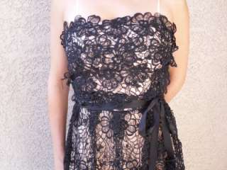 NWT Francisco ROSAS lace overlay dress  38 2/4 XS  