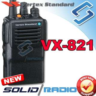 Vertex Standard VX 821 UHF 450 520Mhz handheld commercial radio Yaesu 