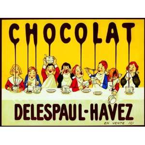  CHOCOLATE CHOCOLAT DELESPAUL HAVEZ CHILDREN FRENCH SMALL 