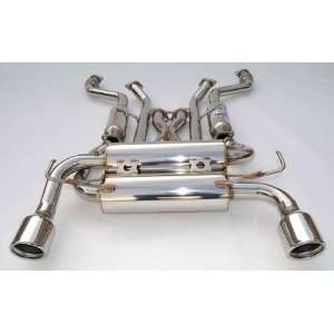   G37 Coupe Gemini Rolled Stainless Steel Tipped Cat Back Exhaust System