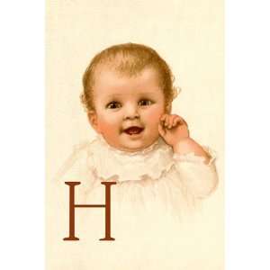  Baby Face H   Poster by Ida Waugh (12x18): Home & Kitchen