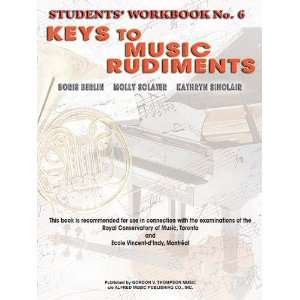  Keys to Music Rudiments Students Workbook No. 6 Book 