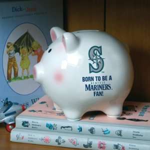   Pack of 3 MLB Born To Be A Mariners Fan Piggy Banks: Home & Kitchen
