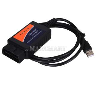 ELM327 USB Interface OBDII OBD2 Diagnostic Auto Car Scanner Scan Tool 