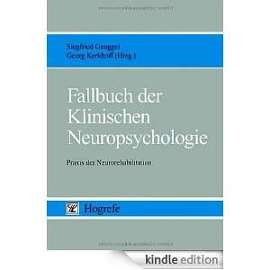Fallbuch der klinischen Neuropsychologie Praxis der 