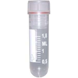 CryoCLEAR vials, 2.0mL, STERILE, Internal Threads, Attached Screwcap 
