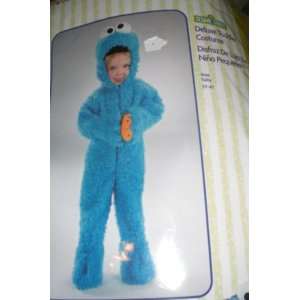   Cookie Monster, Deluxe Toddler Kid Size 3t 4t Haloween Dressup Costume