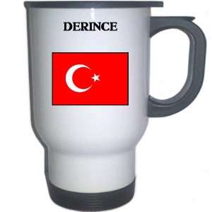  Turkey   DERINCE White Stainless Steel Mug Everything 