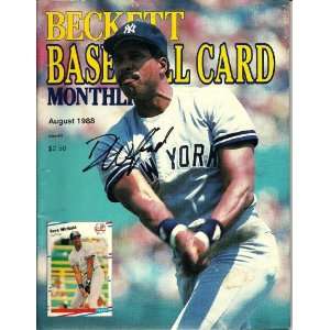   Autographed Signed Yankees Beckett Magazine 1988 