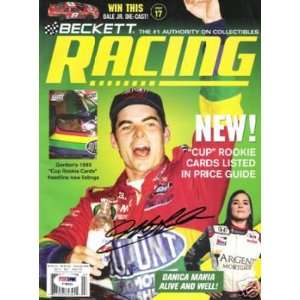   Jeff Gordon autographed 2006 Beckett Racing magazine 