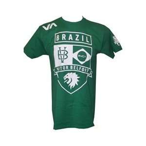  RVCA Vitor Belfort UFC 142 Walkout T Shirt: Sports 
