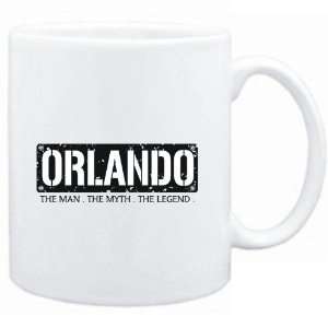  Mug White  Orlando  THE MAN   THE MYTH   THE LEGEND 