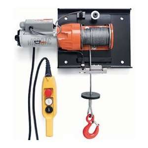   Works H1000AC; Hoist; 1000 lbs.; 120V AC 50/60hz; 25 ft. Wire Rope